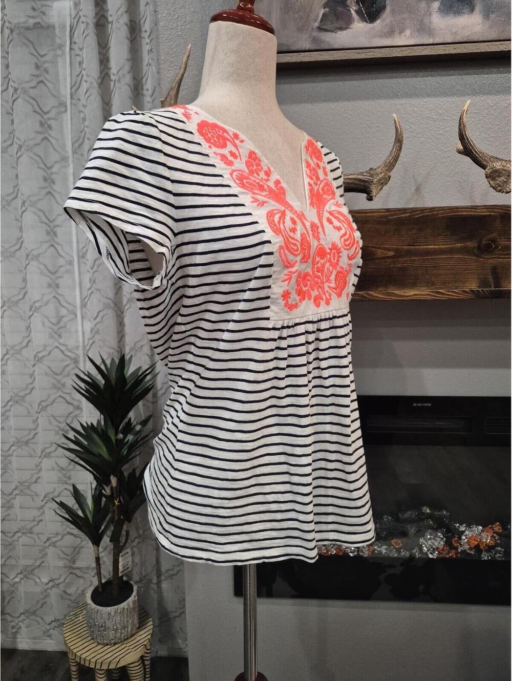 Boden Womens Embroidery top size 6 - Picture 5 of 7